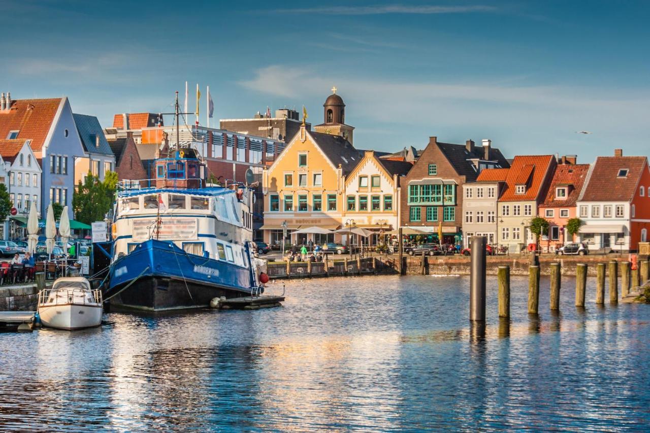 Hausboot Hilja Hotel Schleswig Bagian luar foto