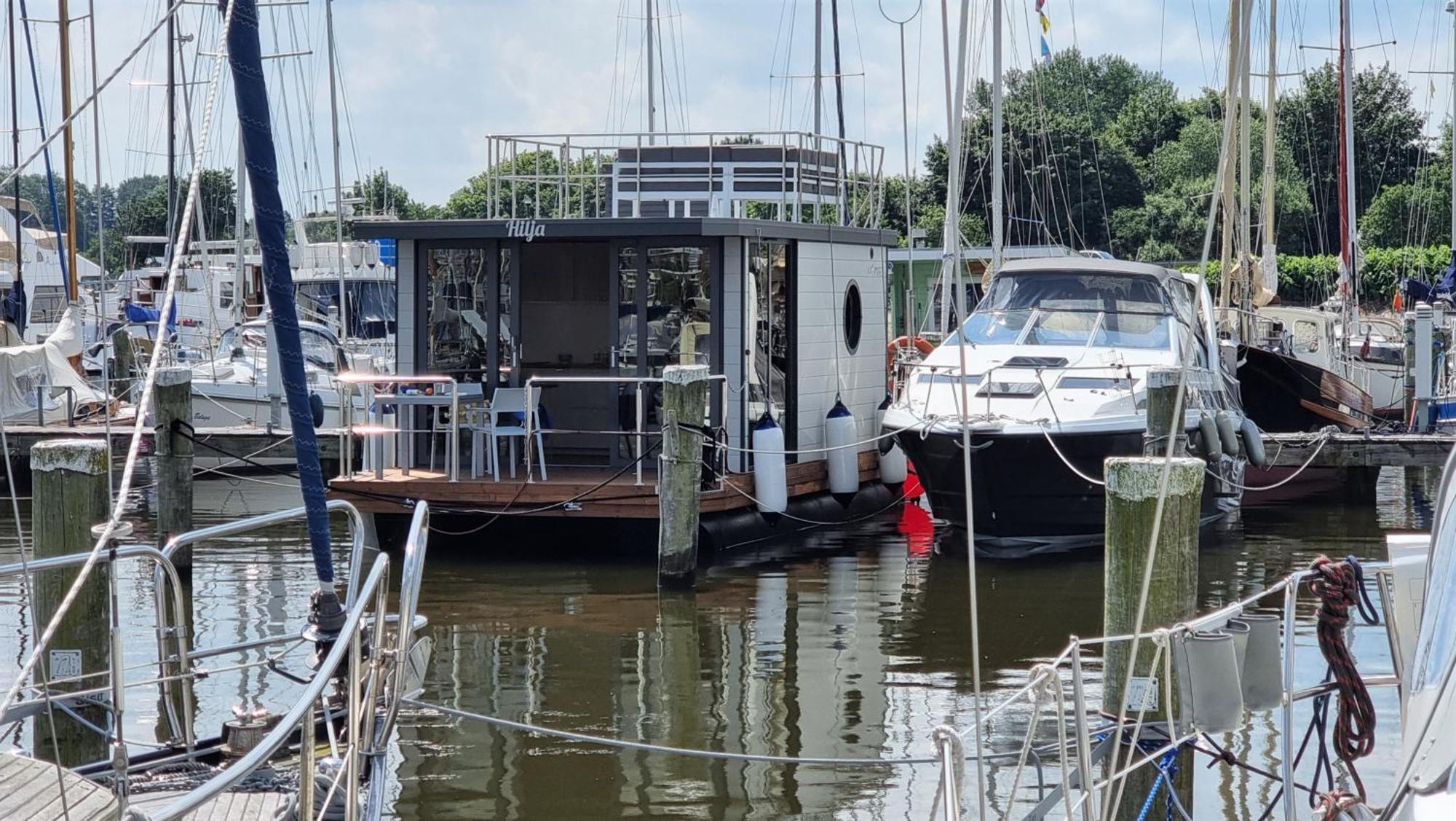 Hausboot Hilja Hotel Schleswig Bagian luar foto